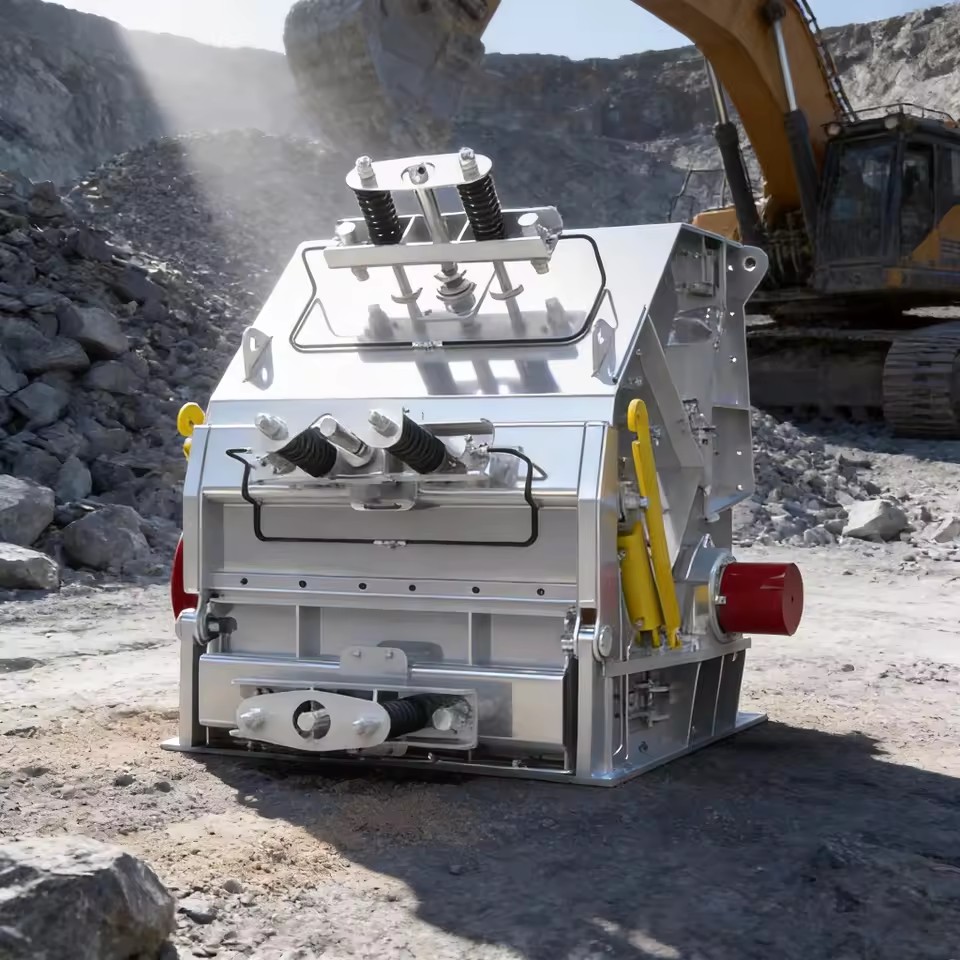 Competitive Price Stationary IH Series Impact Crusher Machine for Clay Rock Gravel Stone Mining Bearing Manufacturing Plant