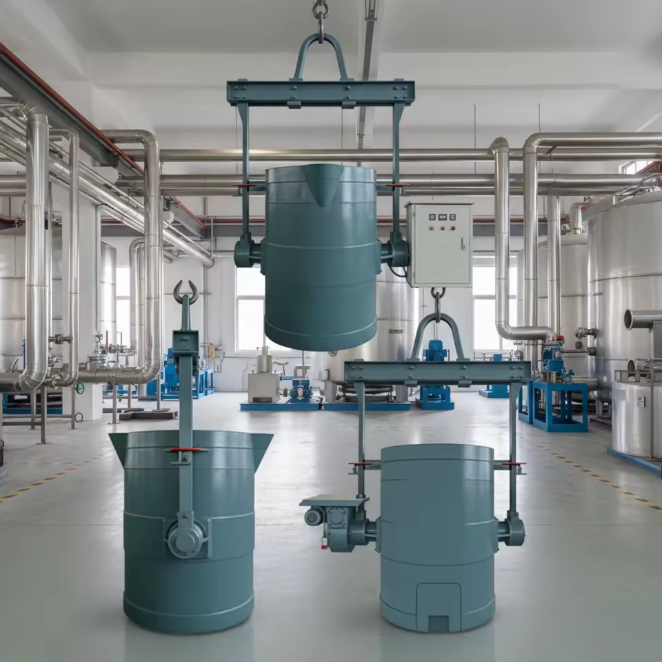 Automatic Reinforced Steel Shell Ductile Iron Treatment Ladle Magnesium Pocket Nodular Graphite Casting Production Lines High