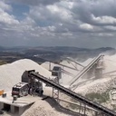 Fixed Crushing Station With Vibrating Feeder and Screen Complete Crushing Line