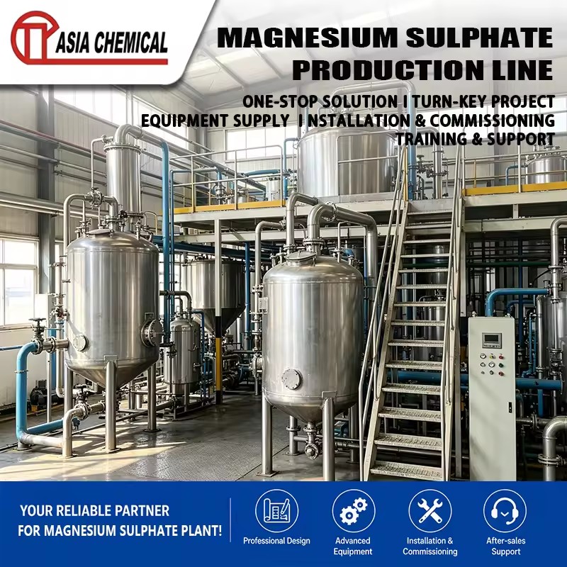 Complete Magnesium Sulphate Manufacturing Plant High Purity Magnesium Sulfate Production Machinery