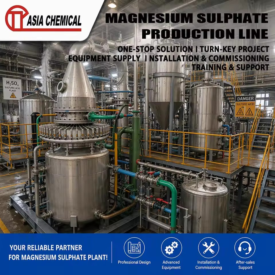 Hot Selling Magnesium Sulfate Making Plant Complete Set Magnesium Sulphate Production Equipment