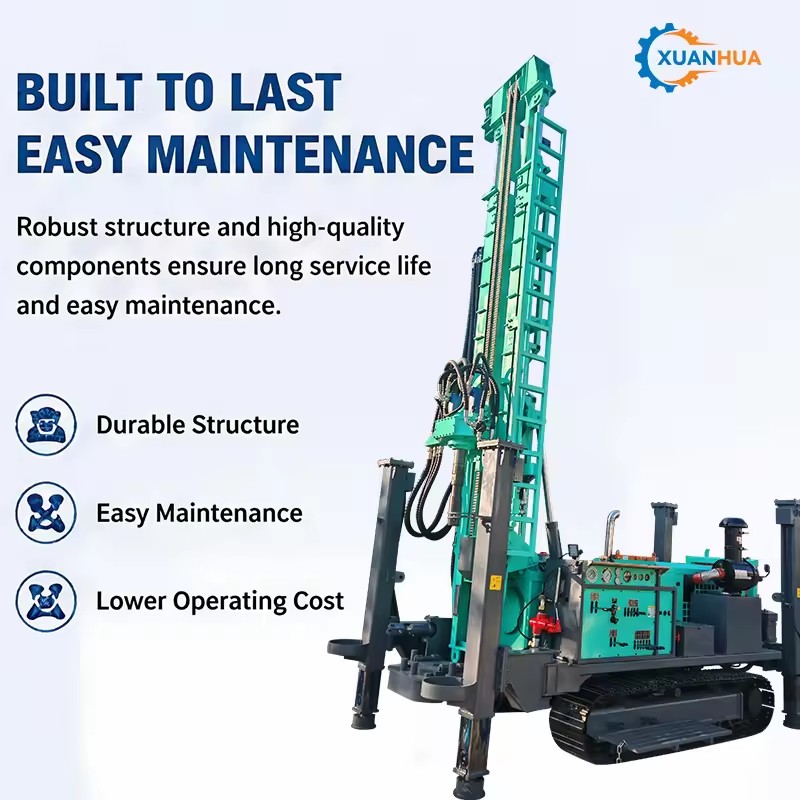 XHRC500 Tunneling Drilling Machine Hydraulic Rock Crawler Mining Underground Tunnel Water Well Automatic Rotary Blasthole