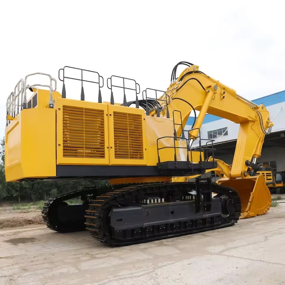 Large Hydraulic Excavator for Heavy Mining Applications High Efficiency Bucket Powerful Performance