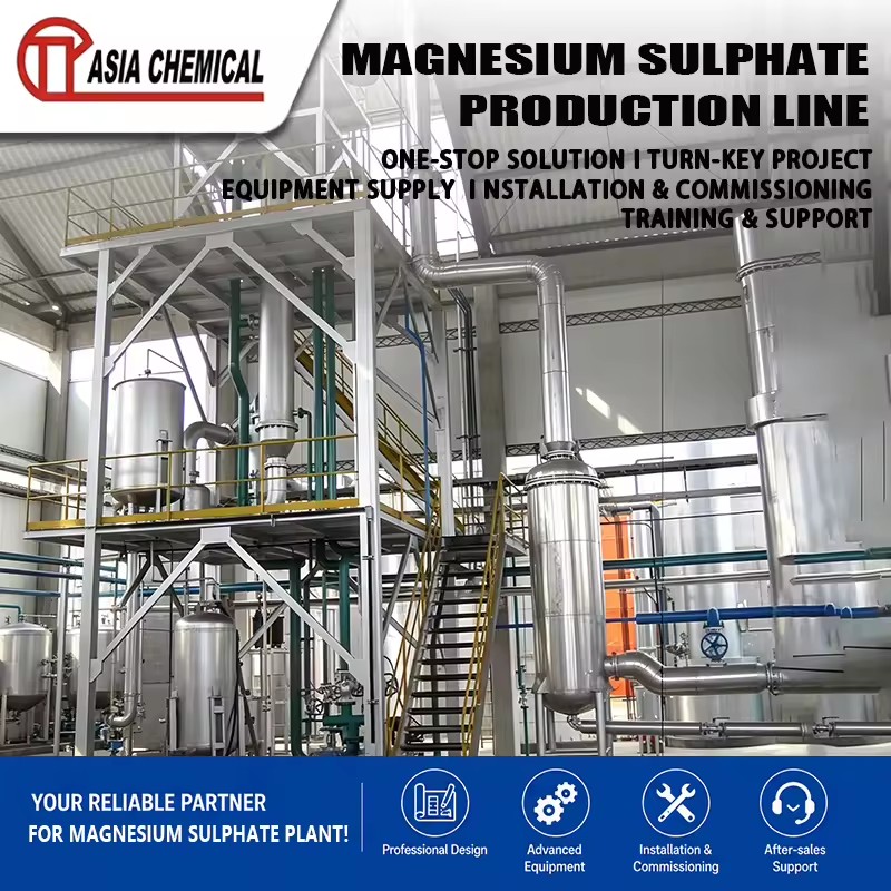 Stainless Steel Magnesium Sulfate Production Plant Complete Evaporator & Crystallizer Equipment
