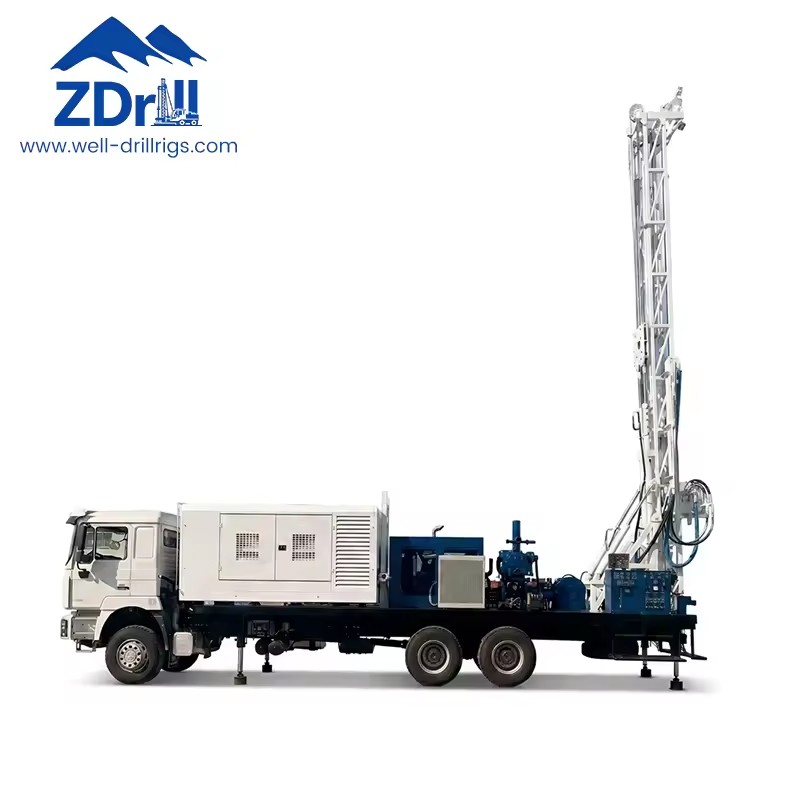 High Efficiency ZDSPJ800 Rotary Table Water Well Drilling Rig Deep Well Boring Machine for Construction and Mining