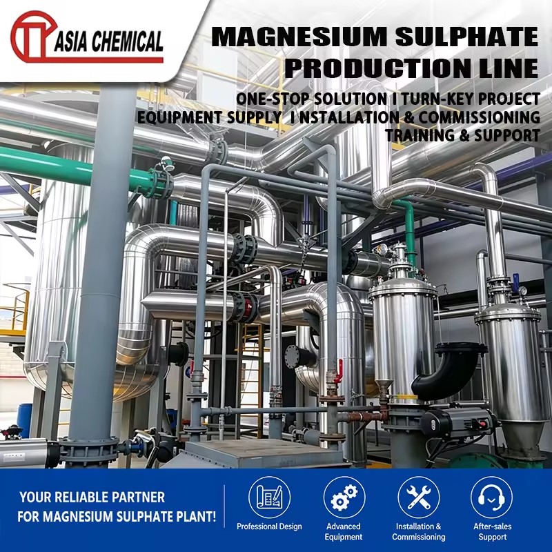 Full Automatic Magnesium Sulphate Fertilizer Plant MgSO4 Granules & Crystal Production Turnkey Project