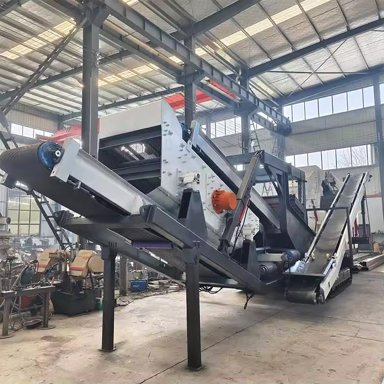 Max.500t/h Self-Propelled AC Motor High Productivity Crushing Machine Portable Hard Stone Crusher Plant for Quarry Mining