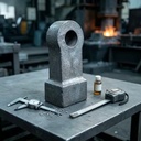 Manganese Steel Crusher Hammer Head, Rock Crushing Machinery Wear Parts, Custom Sizes Available