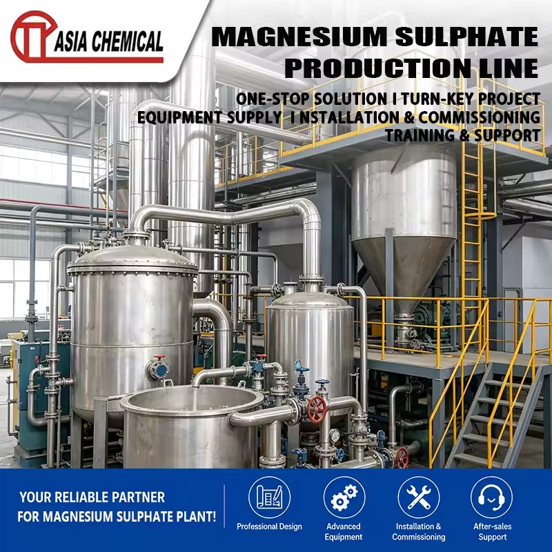 Low Energy Consumption Magnesium Sulphate Heptahydrate Production Plant Chemical Processing Machinery