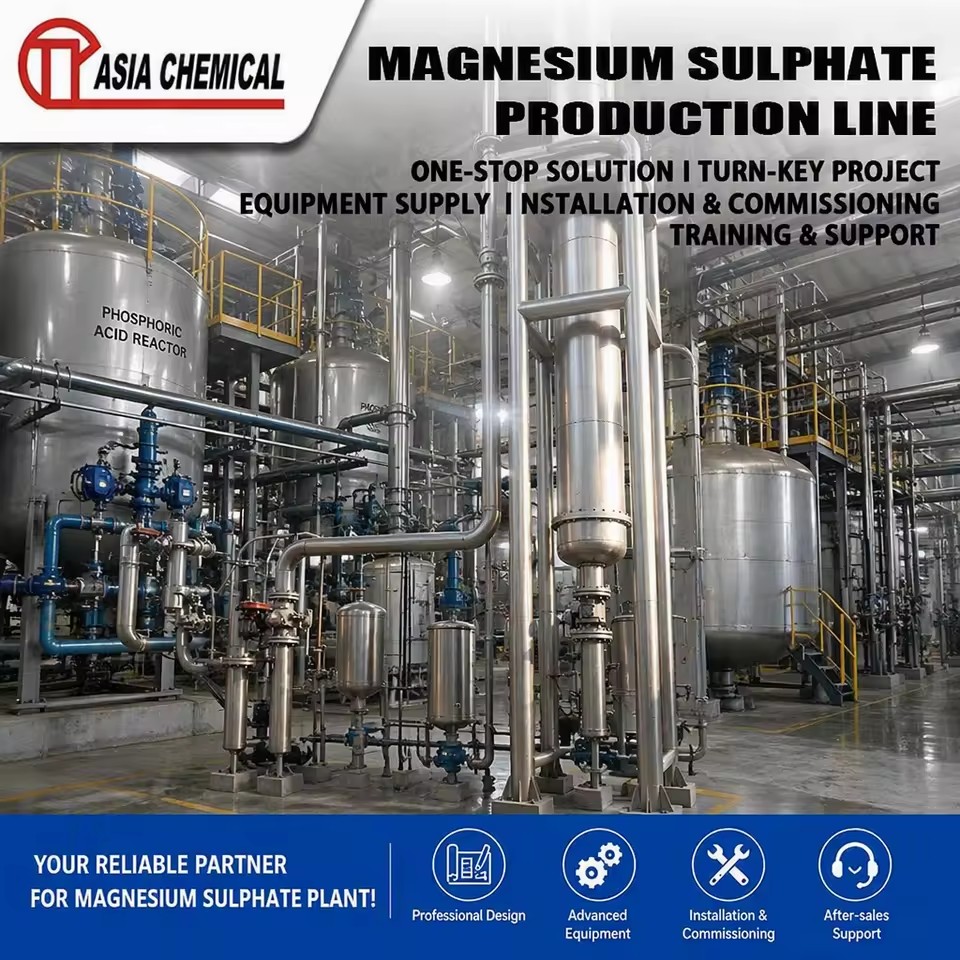 Customized Capacity Magnesium Sulphate Plant Complete MgSO4 Fertilizer Making Equipment Project
