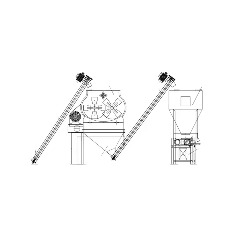MG Automatic Dry Mix Powder Mortar Production Line Dry Powder Manufacturing Machines
