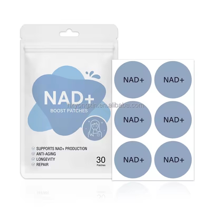 1000mg White Label Recovery Longevity High Dose Nad Booster Microneedle Transdermal Patches Anti-aging Pain Relief Sleep Support