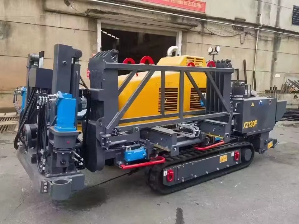 New XZ130F Rotary Drilling Rig HDD Mining Equipment Diesel Engine Crawler Mobility Gear Pump Drilling Tools 25m