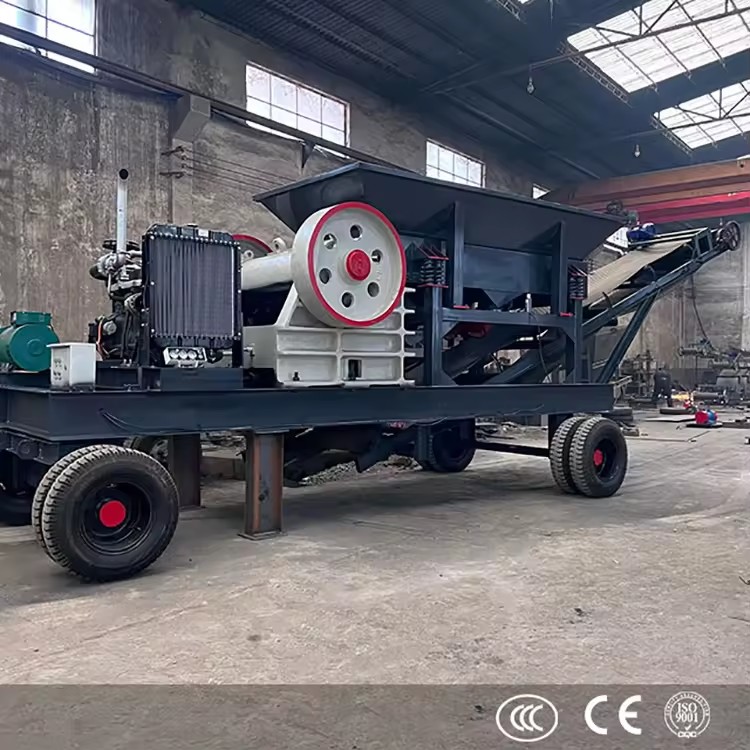 Jaw Crusher Stone Crusher 30kw AC Motor Max.50t/h Capacity Factory Direct Sales