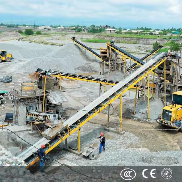 300th River Quartz Complete Rock Stone Crusher Plant Set Stone Crushing Production Line Machines Price