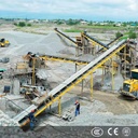 300th River Quartz Complete Rock Stone Crusher Plant Set Stone Crushing Production Line Machines Price