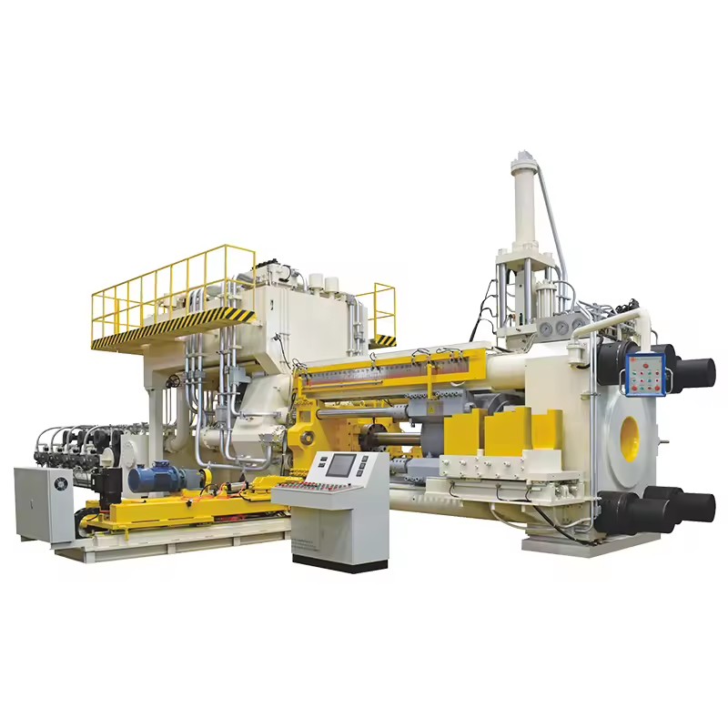 Industrial Power 5500T Aluminum Extrusion Press Machine for Mining Equipment Structural Plant with Hardened Tie Rods