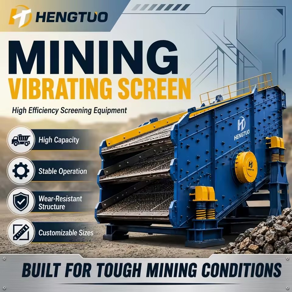 Factory Price High Efficiency Vibrating Screen Machine | Mining Quarry Aggregate Screening Equipment