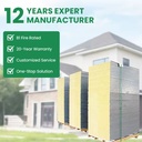 Cleanroom Modular Production Line Supplements System Waterproof IP65 Roof Ceiling Manual Magnesium Sandwich Panel Exterior Wall