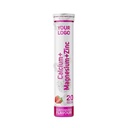 Premium Quality Natural Vitamin Calcium+Magnesium+Zinc Effervescent Tablets for Teenagers and Adults Supporting Bone Health
