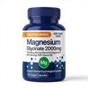 OEM Magnesium Glycinate 2000mg Capsules with Vitamin B6 Private Label Manufacturer