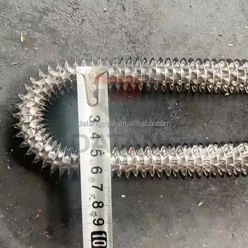 220v 380v 400v Industrial Finned Tubular Heater Stainless Steel air Tubular Finned Strip Heater