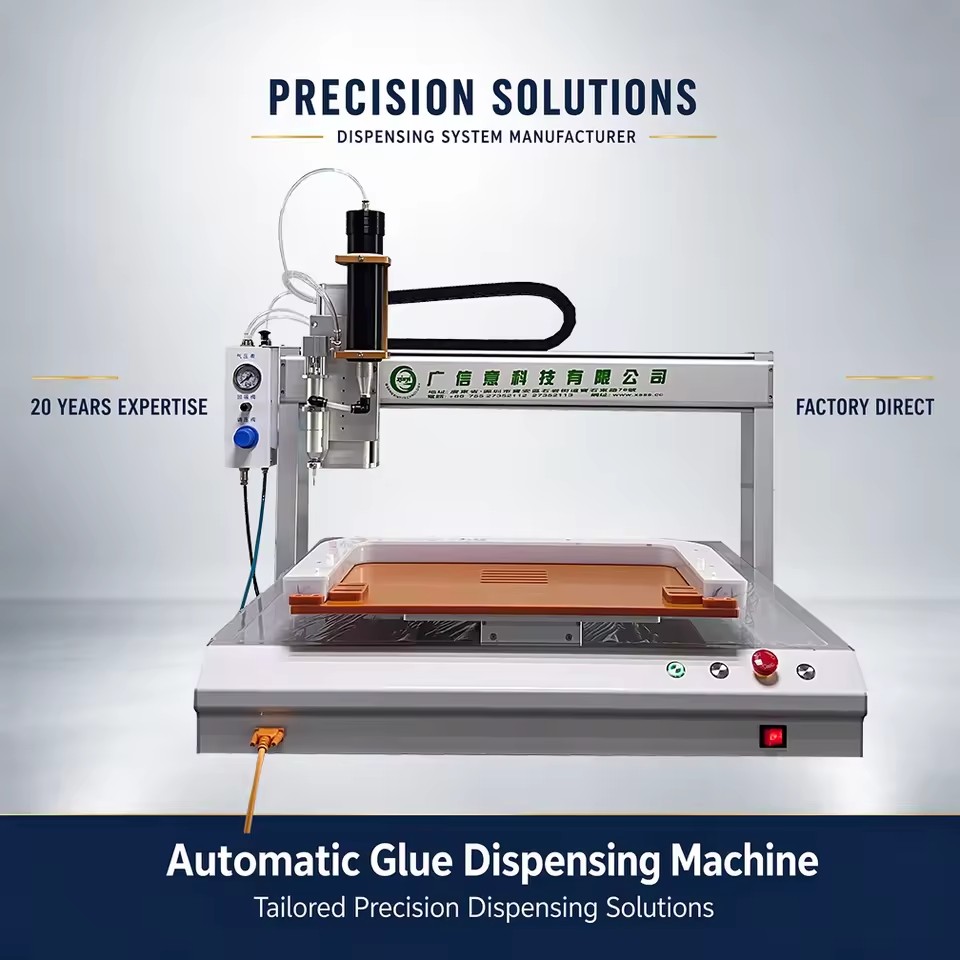 Factory Direct Silicone Dispenser Robot for LED Encapsulation -Dual Inlet, Reverse Suction, High Precision