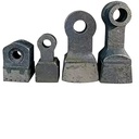 Factory Price High Manganese Steel Crusher Hammer Wear Resistant Impact Resistant Casting Spares for Gold Mining Ore Crusher