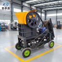 PE250*400 Jaw Crusher High Efficiency Stone Rock Crushing Machine with AC Motor 15kw 5-20tph