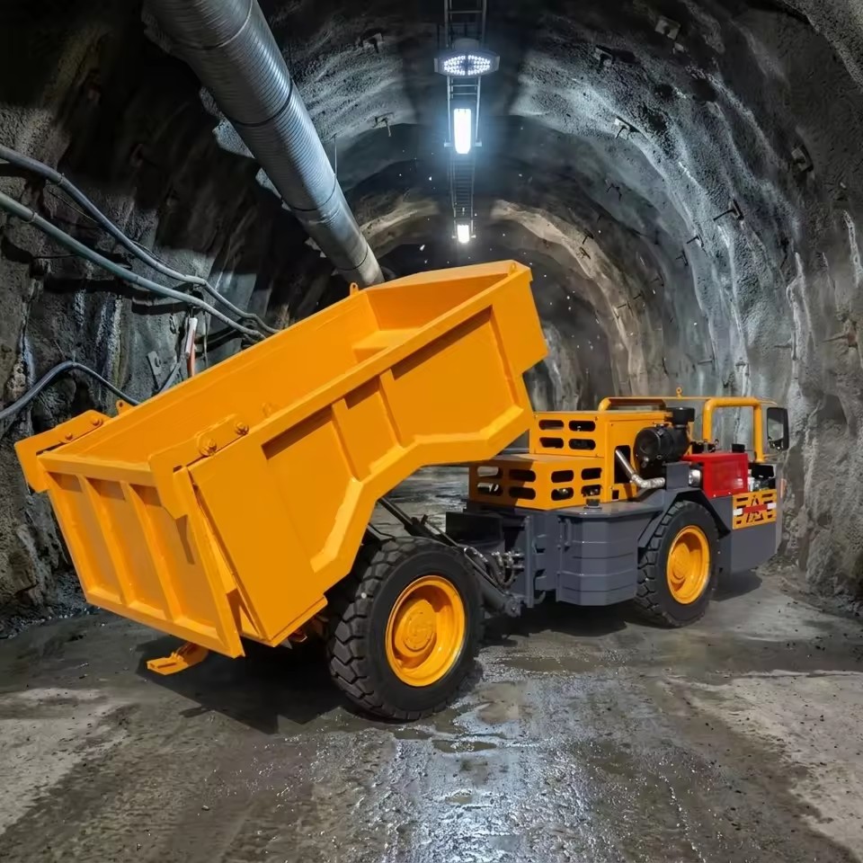 Low Price Mini 4x4 Diesel -5 3 Tonne Articulated Low-Profile Wheel Loader Mining Dumper with Engine Pump & Gear