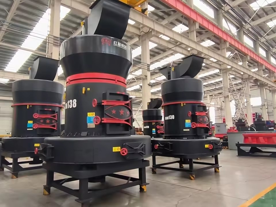High Quality Raymond Machine 0.8-10t/h Capacity 0.25-0.015mm Output Mineral Ore Powder Grinding AC Motor Bearing