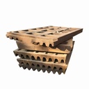 Mining Machinery Jaw Crusher Wear Part Jaw Plate High Manganese Steel Ore Mining Casting Moving Fixed Upper Lower