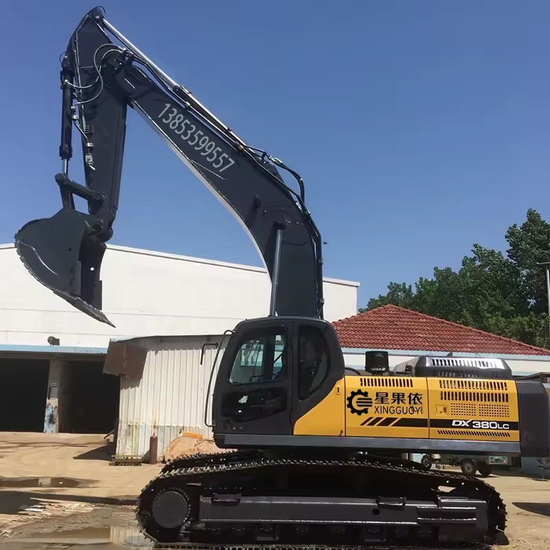 XGY OEM Product DX380LC-C Heavy Duty 360 Crawler Excavator Multi Function Hydraulic Digger for Mining Rock Breaking & Digging