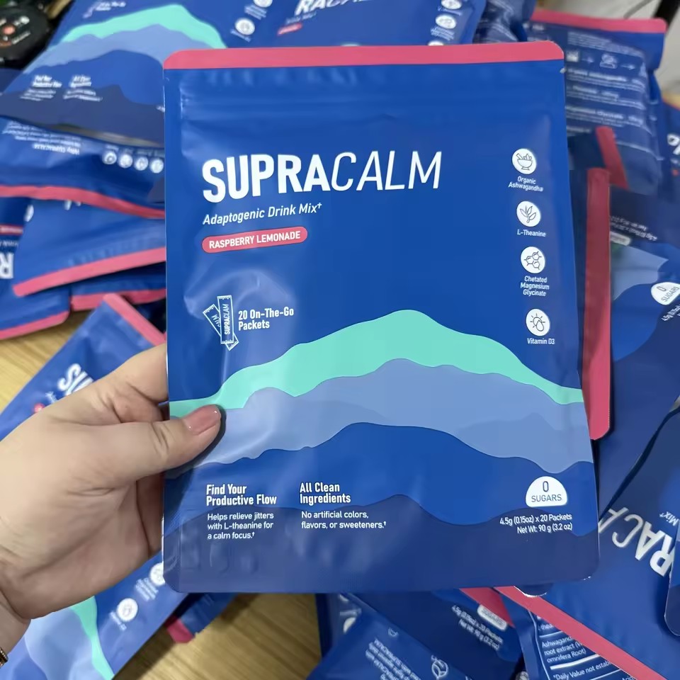OEM Wholesale Tasty Calm Relaxation Drink Health Instant Powder Adaptogenic Drink Mix Magnesium L-Theanine