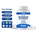 8in1 Mg Powerhouse OEM 1000mg Blend Glycinate Citrate Malate Non GMO Enhances Sleep Energy Wellness 90 Capsules