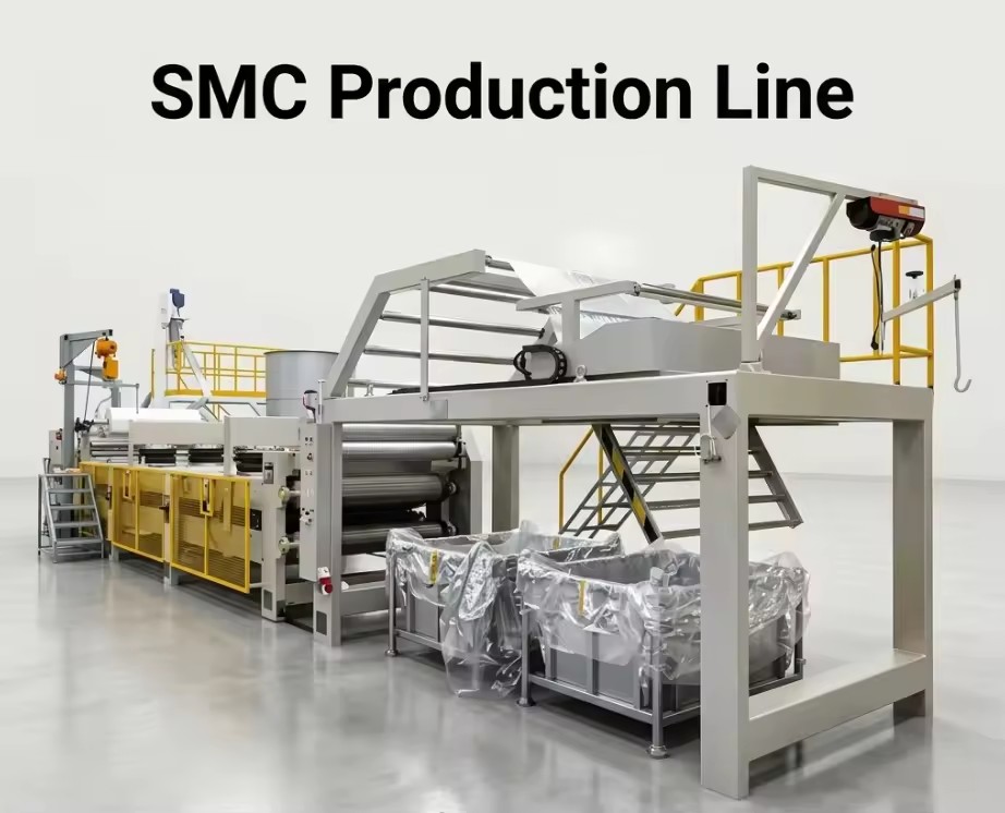 Industrial Sheet Molding Compound Production Line with Mixing and Feeding System for Carbon Fiber Sheet Manufacturing Plant
