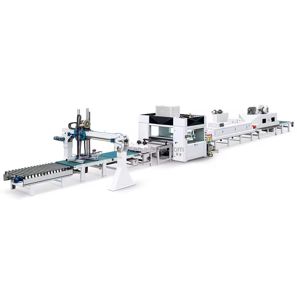 HICAS Automatic Spraying Line for Opposite Door Panel, Cabinet and Other Wood Paint Spraying