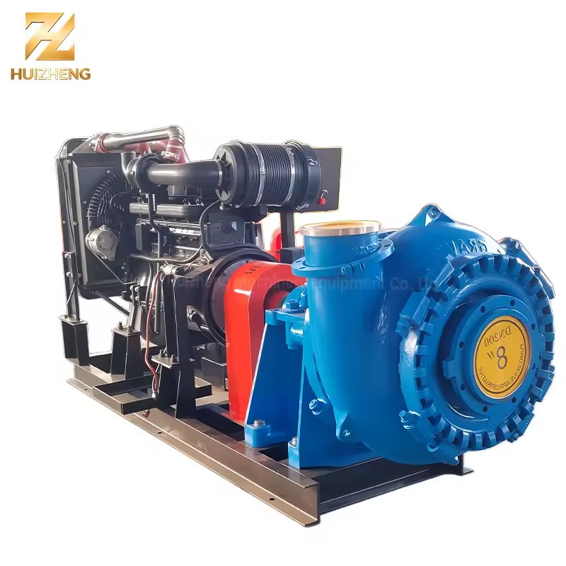 Durable Heavy Duty Horizontal Centrifugal Gravel Pump High-chromium Alloy for High Pressure Mining Applications High Wear