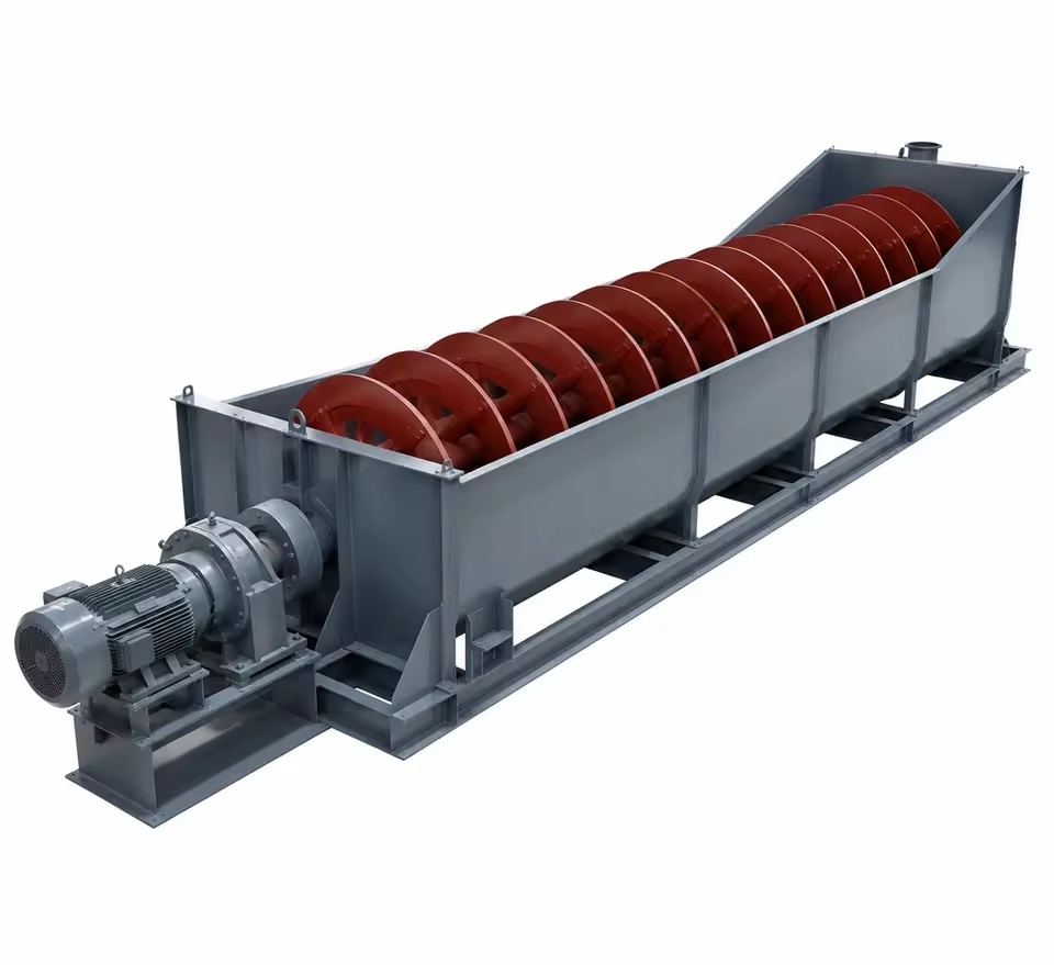 Mining Spiral Classifier Gold Separator Mineral Processing Equipment High Efficiency PLC Patented Ore Classification Machine