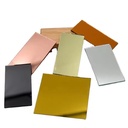 AISI SS Color Sheet 8K Golden Mirror Finish 201 304 316 430 Decorative Stainless Steel Sheet Plate