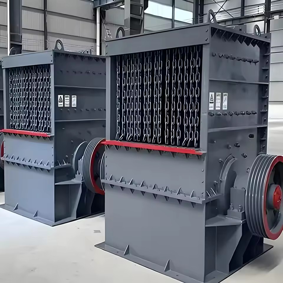 Heavy Duty Wheeled Box Crusher, Stable Breaking Equipment for Mixed Hard Rock Ore Lump for Large Temporary Construction Yard