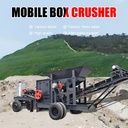 Box Crushing Plant Chassis Breaking Gear for Granite Basalt for Mountain Quarry Stone Production Site