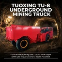 Tuoxing TU-8 Short Turning Radius Deutz Cummins Engine Underground Mining Truck Oro Mine