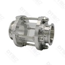 SMS 3A Stainless Steel Hygienic Sight Glass Polished Surface Machined 50mm 30mm Pipe Fittings Forged Cast Head Butt Weld