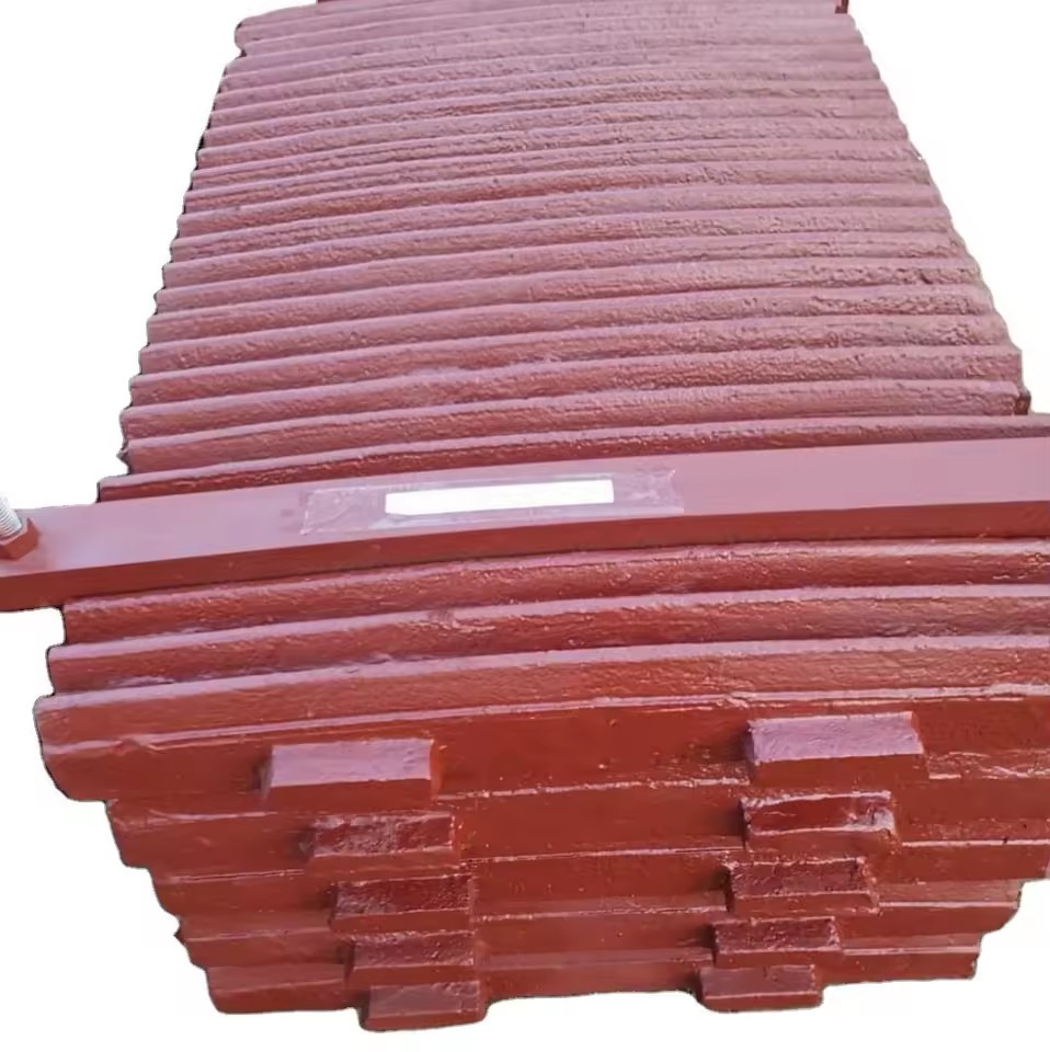 High Quality High Manganese Steel Casting Jaw Plate Spare Parts for Ore Mining Jaw Crusher by