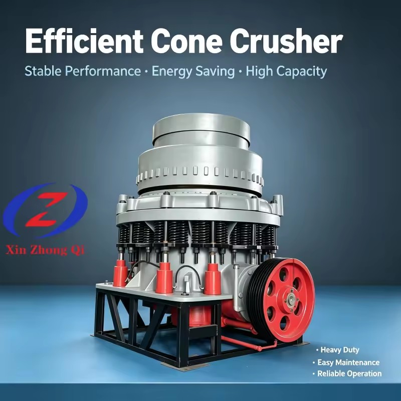 Stone Crushing Spring Cone Crusher Granite Basalt Hard Rock Quarry Mine Aggregate Sand Production Equipment