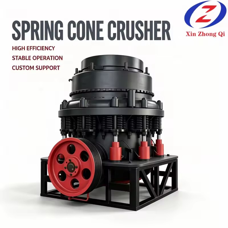 Wholesale Spring Cone Crusher Heavy Duty Medium Fine Crushing Machine for Granite Basalt Iron Ore Quarry Mining Production Line