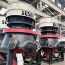 New SC Series Single Cylinder Hydraulic Cone Crusher AC Motor Bearing Gear Rock/Ore Crushing Aggregate Gravel