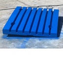 High Manganese Mn18Cr2 Casting Jaw Plate for Ore Mining Jaw Crusher Spare Parts Supplier