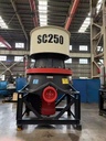 New SC Series Single Cylinder Hydraulic Cone Crusher AC Motor Bearing Gear Rock/Ore Crushing Aggregate Gravel 90-396t/h